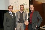 v.l.: LR Buchmann mit den Gewinnern des ersten TECHforTASTE.net-Awards (Gerd Sumah und Peter Lang) von CryoTech 