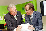 LHStv. Hermann Schützenhöfer und LR Dr. Christian Buchmann wollen mit dem Förderungsprogramm "EPU+1" im Jahr 2010 300 neue Arbeitsplätze schaffen