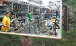 Einblick in die Produktionshalle der KWB Kraft und Wärme aus Biomasse GmbH