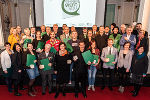 Gruppenfoto mit allen bei der Verleihung anwesenden Preisträgern © Nicholas Marten 