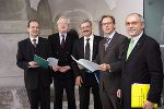 v.l. Othmar Ederer, Josef Taus, Ernst Rath, Christian Buchmann, Johann Jauk 