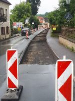 Heute startete die Sanierung der Ortsdurchfahrt Ehrenhausen.