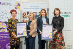 Wollen gemeinsam die Finanzbildung für Mädchen und Frauen stärken: Ulrike Bierent, Gabi Lechner, LR Simone Schmiedtbauer und Ariane Pfleger (v.l.) © Foto: Land Steiermark/Binder; bei Quellenangabe honorarfrei