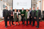 Die gesamte steirische Landesregierung, angeführt von LH Kunasek und LH-Stv. Manuela Khom, war ebenso beim Festakt zum Landesfeiertag wie auch Landtagspräsident Gerald Deutschmann. 